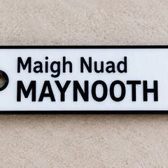 Irish road sign keyring