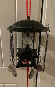 Vintage Japanese Metal Garden Ornament