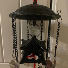 Vintage Japanese Metal Garden Ornament