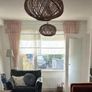 White heavy duty tension curtain pole Image 2