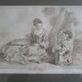 Old Framed Engraving From The Neptune Gallery Image 5