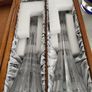 TIPPERARY CRYSTAL, 2 Tall New Candle Holders in woodin box. Image 4