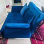 Small velvet sofa sleeper Image 3