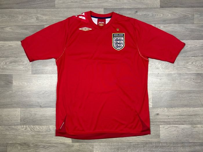 Vintage 2006 Umbro England Away Jersey Shirt Mens Large