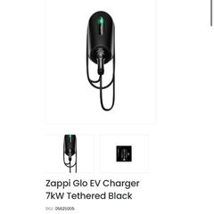 Zappi GLO 7kW, Black, Tethered Car Charger