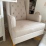 Nursing chair: Nested Soothe Easy Chair & Rocker Natural / Beech wood Image 3