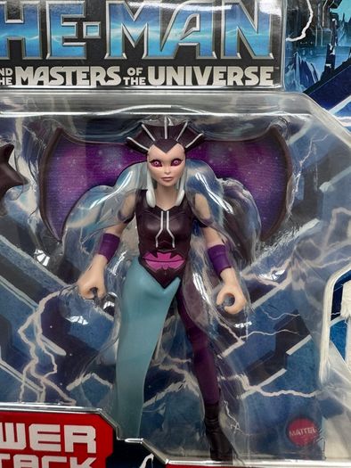 Mattel He-Man and The Masters of the Universe Power Attack Evil-Lyn new Damaged box Please look at the pictures