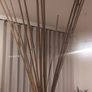 Large Ceramic Floor Vase with Tall Bamboo Sticks Image 3