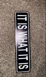 Mancave wall hanger signage - brand new