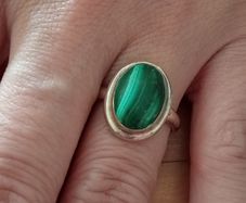 Sterling Silver Ring - Size P  - Stamped for Silver (sl67)
