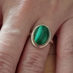 Sterling Silver Ring - Size P  - Stamped for Silver (sl67)