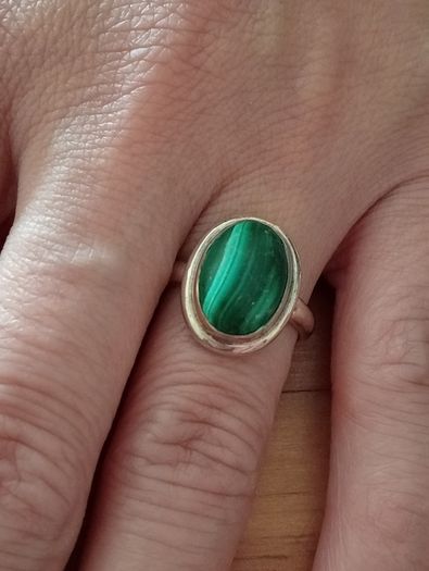 Sterling Silver Ring - Size P  - Stamped for Silver (sl67)