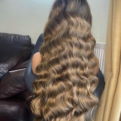 Futura hair blend, very soft and easy to maintain comes is different lengths