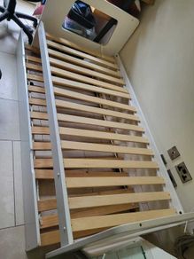 Bed base acting as sofa or double bed