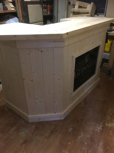 Corner Home Bar Timber Bar Counter