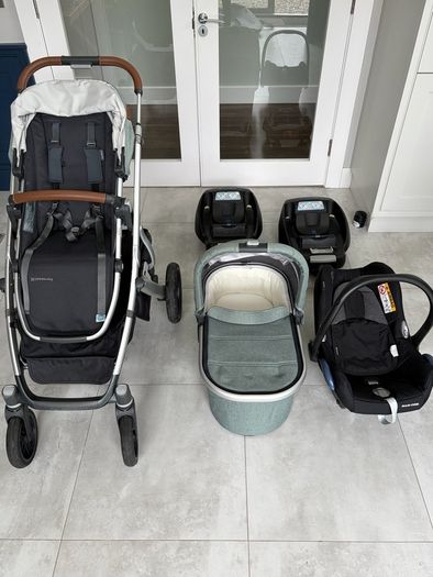 UPPAbaby Vista V2 Emmett Travel System Complete Bundle