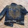 Jeans/Denim rhinestone jacket Image 4
