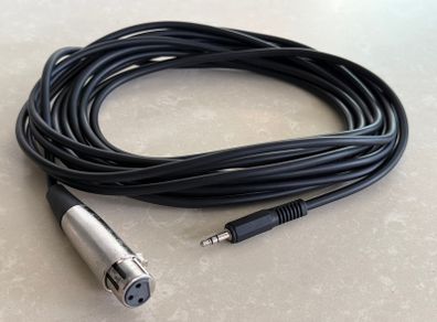 Female XLR to Mini Jack Cable (6m)