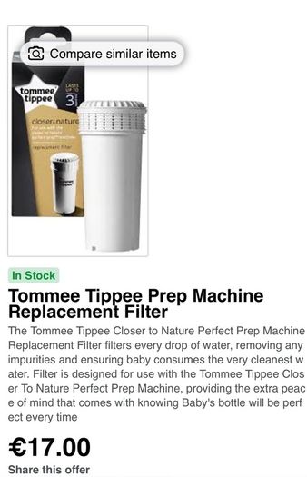 Tommee tippee perfect prep machine