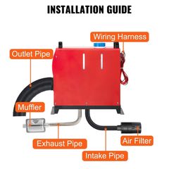 diesel heater all in one 12v 8kw new