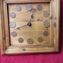Vintage Hand-Made Wooden Clock Image 5