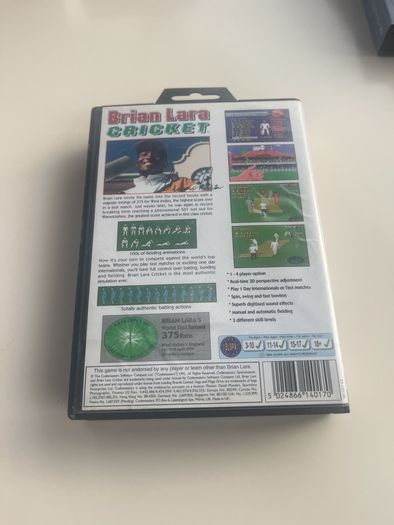 Megadrive Game Brian Lara Cricket
