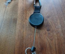 Retractable key chain belt clip. x 2