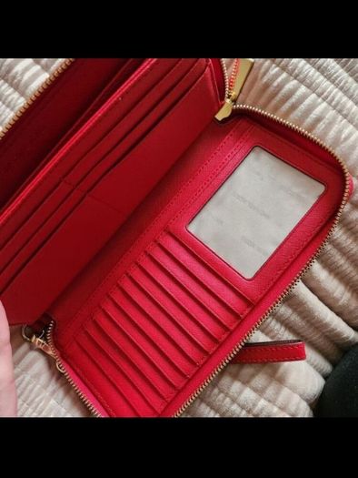 Michael kors large jet set continental zip around wallet