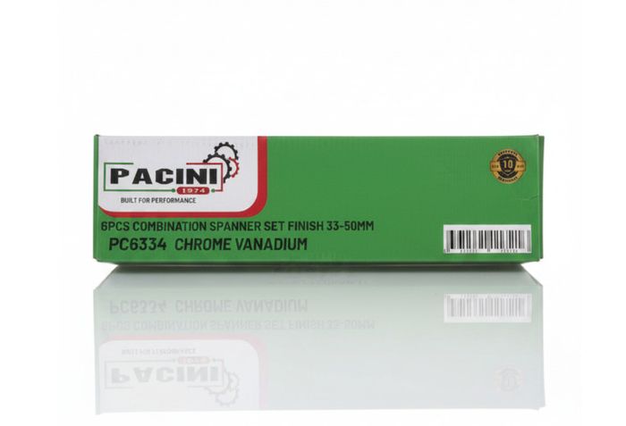 6PCS Combination Spanner/Wrench 33 - 50mm Set (Matt Finish)