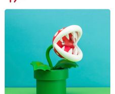 Super Mario Piranha Plant Posable Lamp
