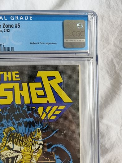 Punisher War Zone Issue 5 CGC 9.8 Graded Comic Book Framed Marvel