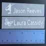 School iron on vinyl labels. Image 3