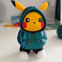 Exclusive 15cm Streetwear Pikachu  3D Printed Multi-Color Silk Finish