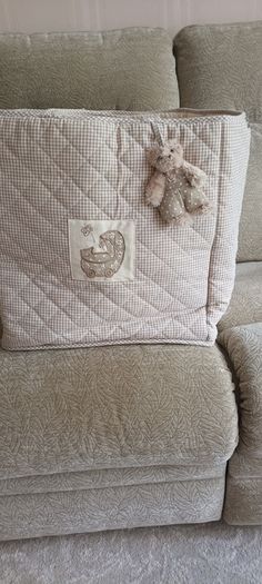 Beautiful Large Quilted Nappy/Storage Bag.