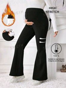 Maternity Flare Thermal Trousers