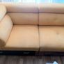Corner Sofa Bed  Mustard Gold, Recently Cleaned, with Bedding Storage Box Image 9
