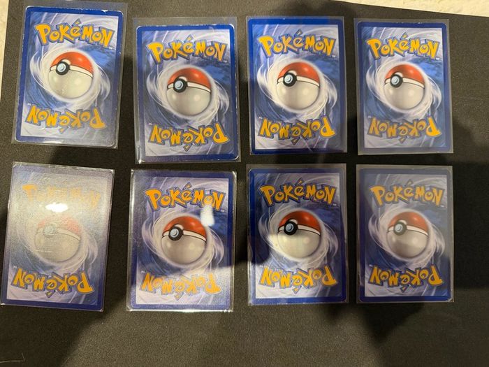 Set of 8 Pokemon Cards Salazzle EX, Cobalion EX, Ninetales EX, Magearna, Empoleon, Snorlax, Zekrom, Palkia