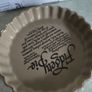 Vintage Illustrated Recipe Pie Dish Image 6