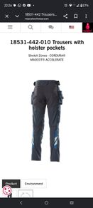mascot work trousers