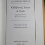 Childhood youth and exile , Folio Image 2