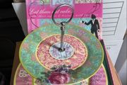 2 tier cake plate Arthur price x Llewelyn Bowen