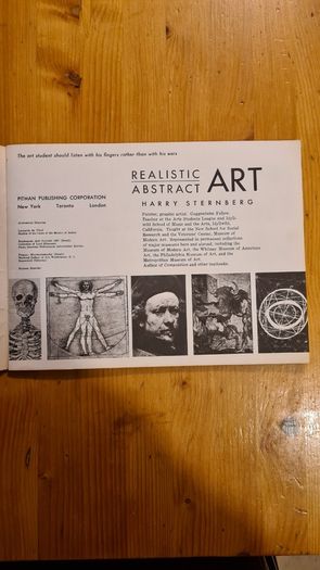 Realistic Abstract Art Pitnan 29. 1959. Paperback In Good Condition.