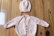 Baby Cardigan and Hat
