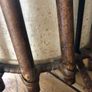 Vintage bamboo and linen Table lamp Image 4