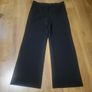 Black Wide Leg Trousers Image 2