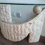Unique Stone & Glass Hall / Console Table Image 5