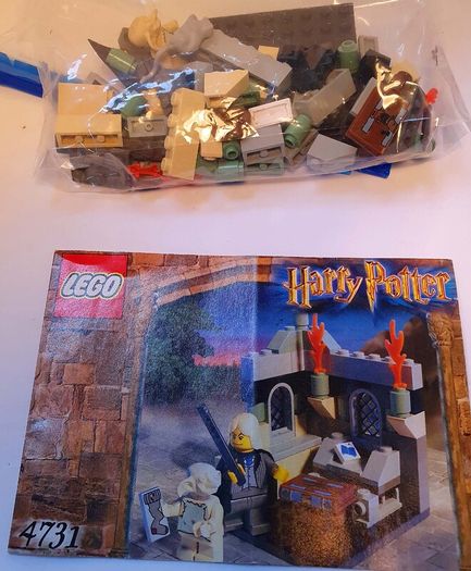 Lego Harry Potter 4731: Dobby's Release (2002) 100% Complete (NO BOX)