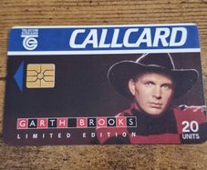 Ireland CallCard "Garth Brooks", used, 3/1994, 20 Units - free standard postage