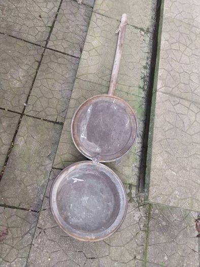 Vintage Copper Bed Warmer