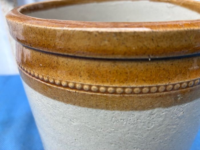 stoneware jar